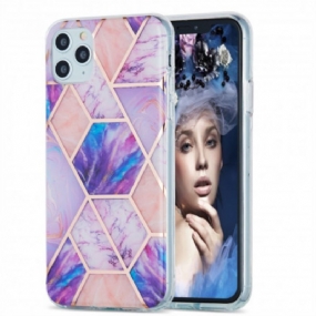 Kryt iPhone 11 Pro Max Geometria Silikónového Mramoru