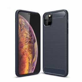 Kryt iPhone 11 Pro Max Kartáčované Uhlíkové Vlákno