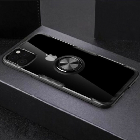 Kryt iPhone 11 Pro Max Kovový Efekt Na Okrajoch Krúžku