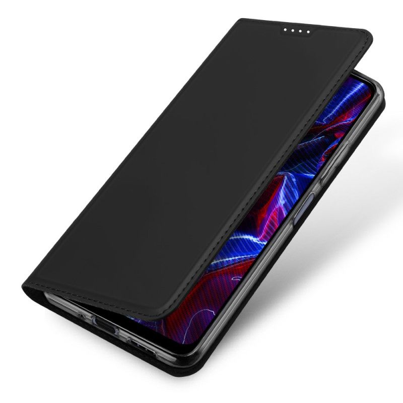 Flipové Puzdro Xiaomi Redmi Note 12 5G Kožené Puzdro Séria Skin-pro Dux Ducis