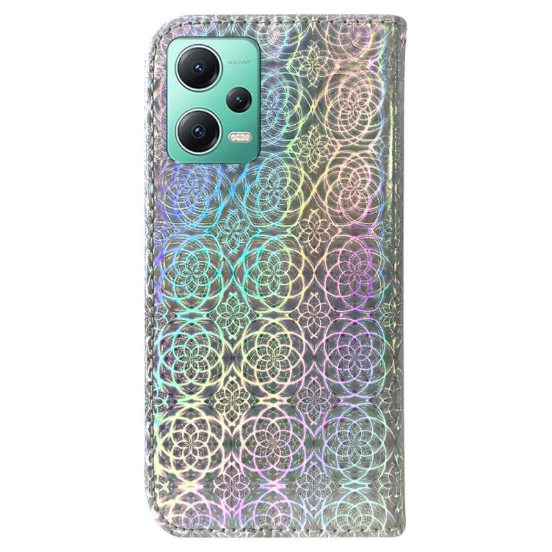 Kožené Puzdro Xiaomi Redmi Note 12 5G Disco-štýl