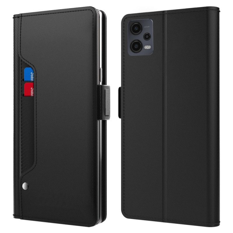 Kožené Puzdro Xiaomi Redmi Note 12 5G Odnímateľné Zrkadlo A Držiak Karty