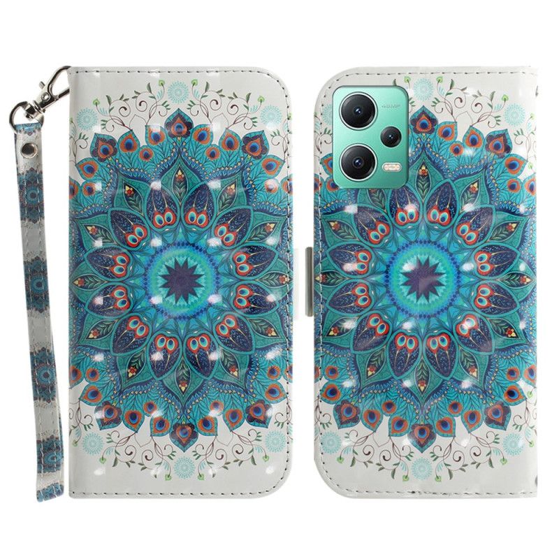 Peňaženkový Kryt Xiaomi Redmi Note 12 5G Strappy Mandala