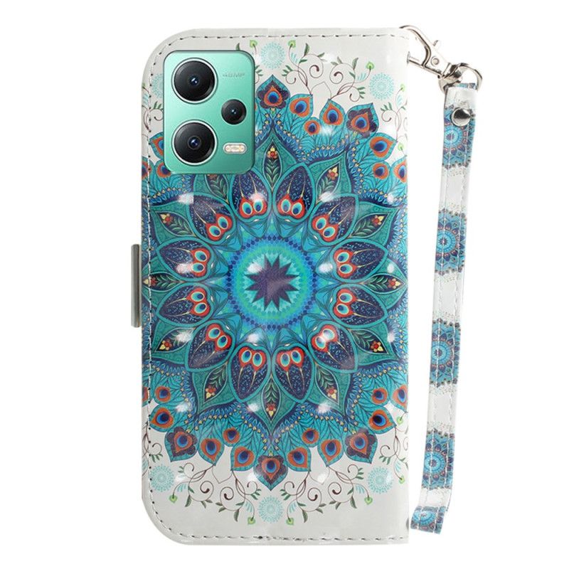 Peňaženkový Kryt Xiaomi Redmi Note 12 5G Strappy Mandala