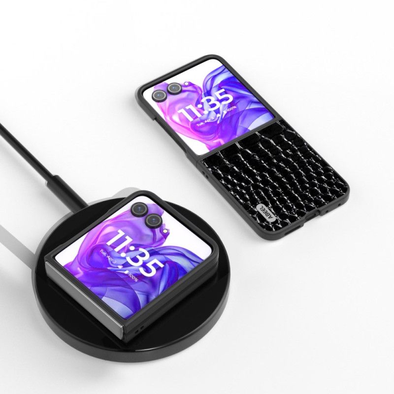 Kryt Motorola Razr 50 Ultra Krokodília Koža Abeel