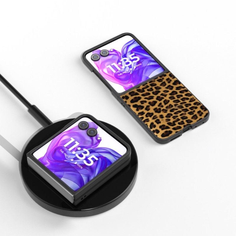 Kryt Motorola Razr 50 Ultra Leopardí Vzor