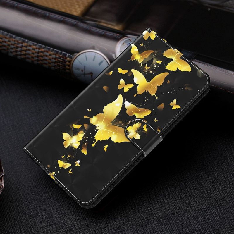 Kožené Puzdro Moto G73 5G Tangá Butterflies