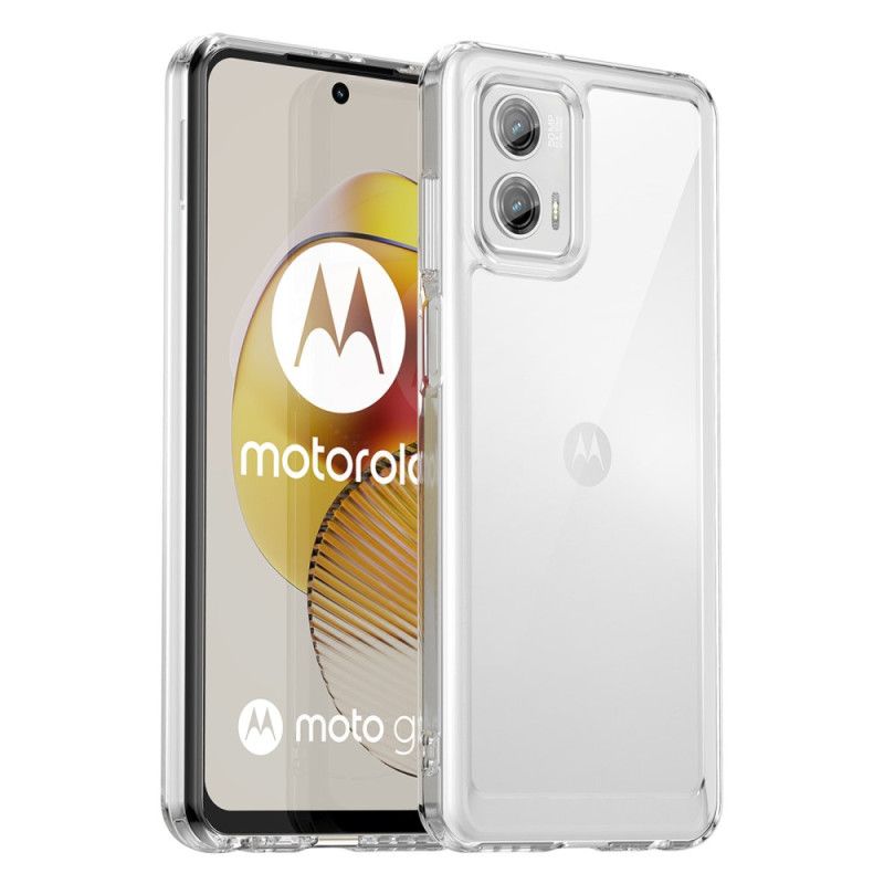 Kryt Moto G73 5G Transparentný Hybrid