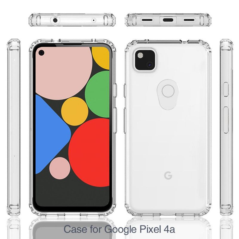 Kryt Google Pixel 4A Transparentné A Akrylové