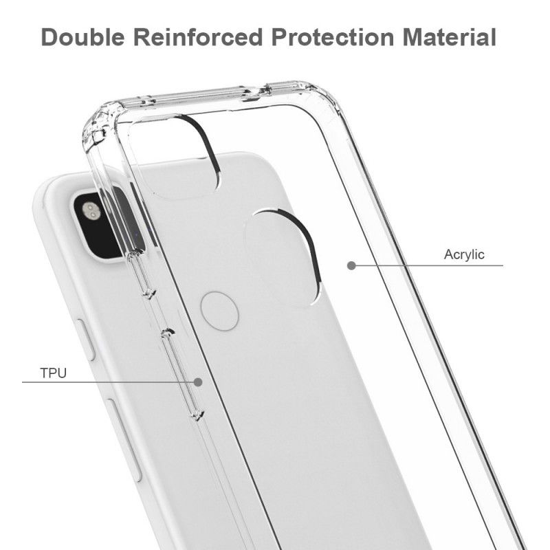 Kryt Google Pixel 4A Transparentné A Akrylové