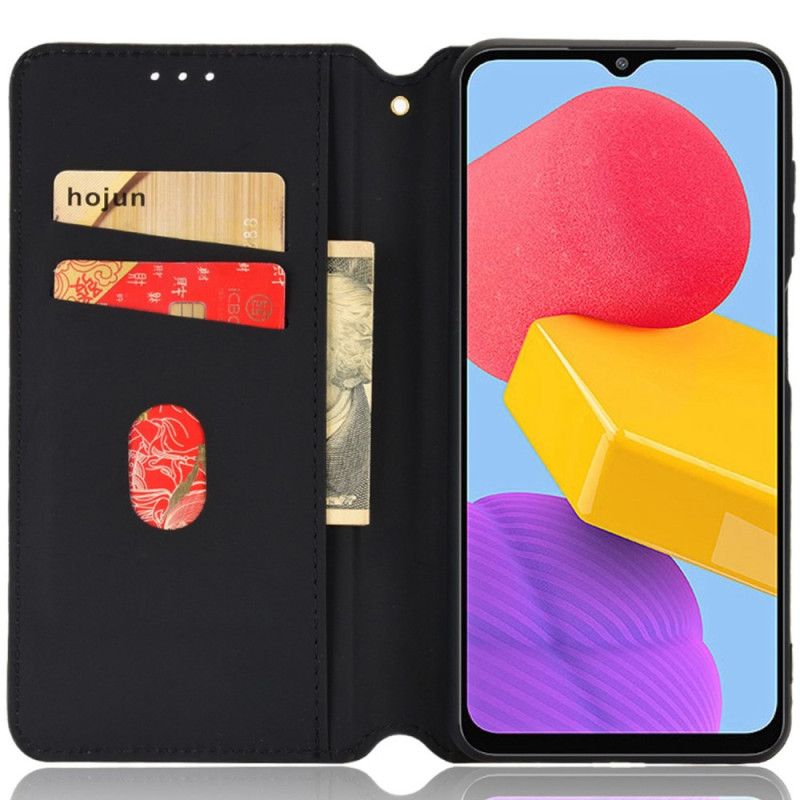 Flipové Puzdro Samsung Galaxy M13 Kožené Puzdro 3d Kocky