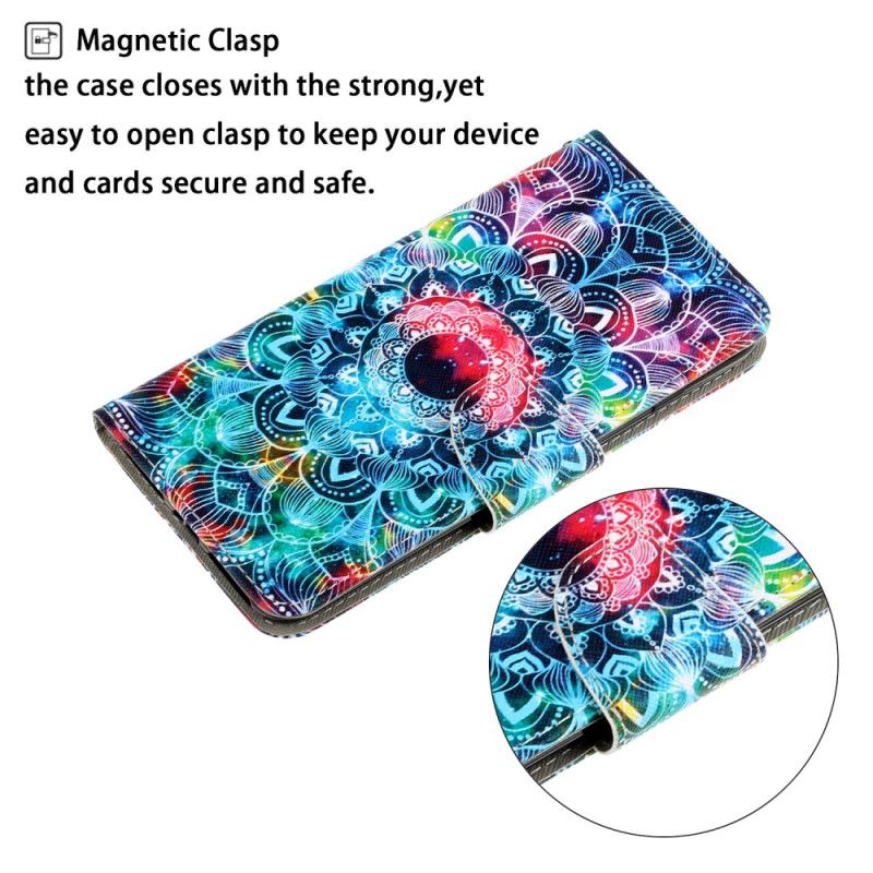 Kožené Puzdro Samsung Galaxy A54 5G Strappy Mandala