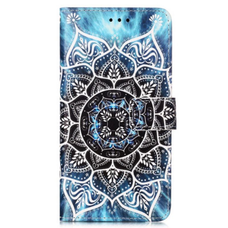 Kožené Puzdro Samsung Galaxy A54 5G Strappy Mandala