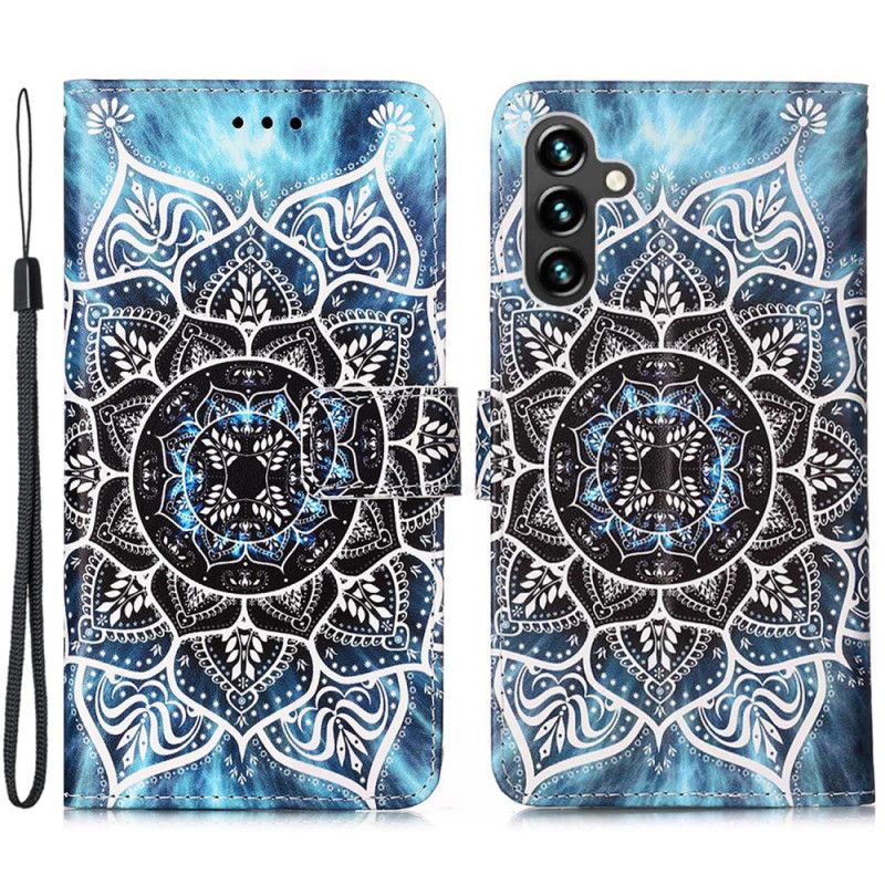 Kožené Puzdro Samsung Galaxy A54 5G Strappy Mandala