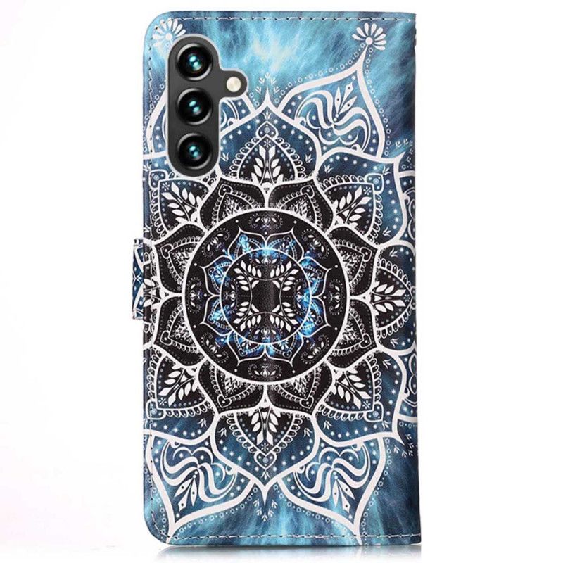 Kožené Puzdro Samsung Galaxy A54 5G Strappy Mandala