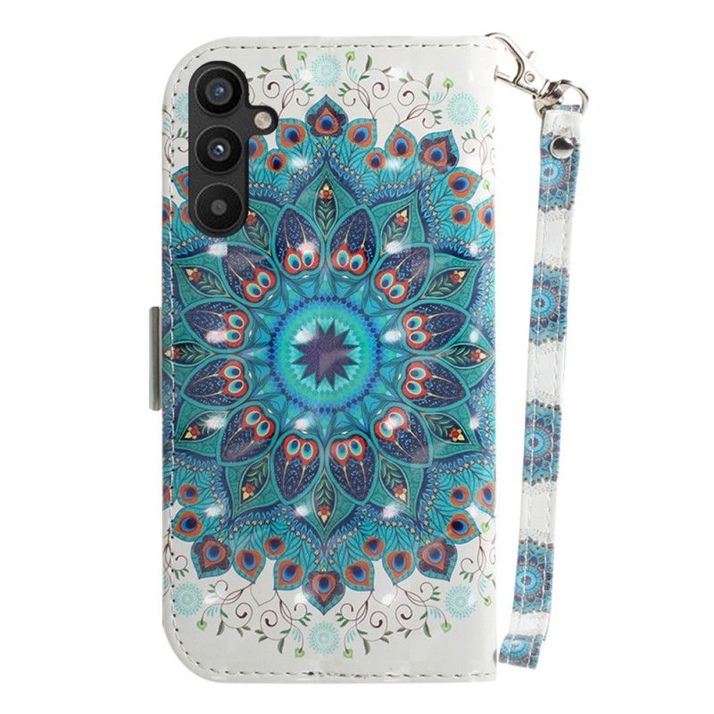 Kožené Puzdro Samsung Galaxy A54 5G Strappy Mandala