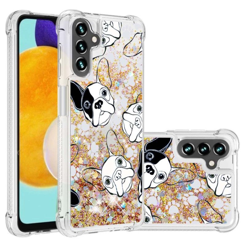 Kryt Samsung Galaxy A54 5G Pán Dog Sequins