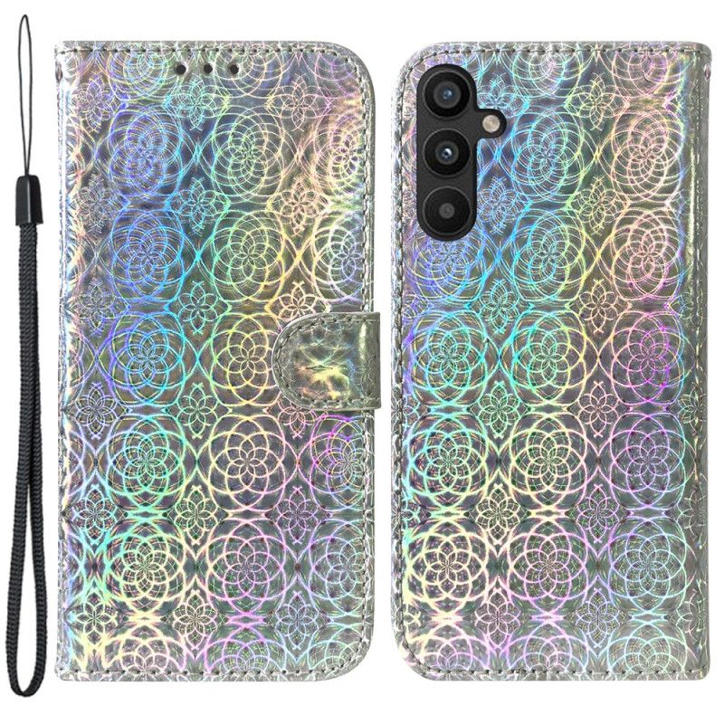 Peňaženkový Kryt Samsung Galaxy A54 5G Disco-štýl