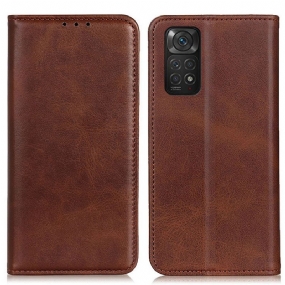 Flipové Puzdro Xiaomi Redmi Note 11 / 11S Kožené Puzdro Elegancia Štiepaná Koža