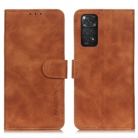 Kožené Puzdro Xiaomi Redmi Note 11 / 11S Khazneh Vintage Kožený Efekt