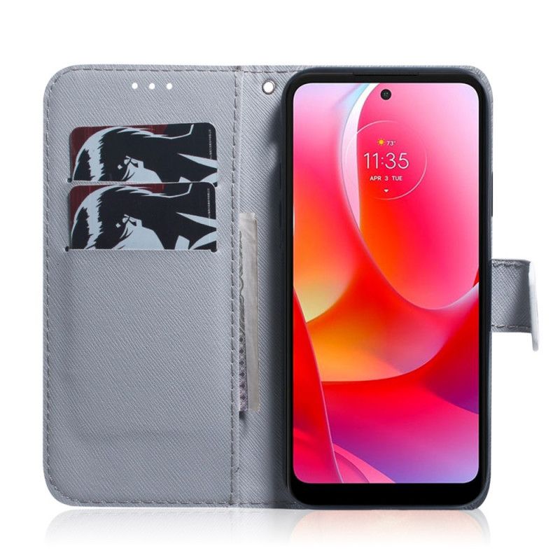 Kožené Puzdro Xiaomi Redmi Note 11 / 11S Kvitnúca Vetva Stromu