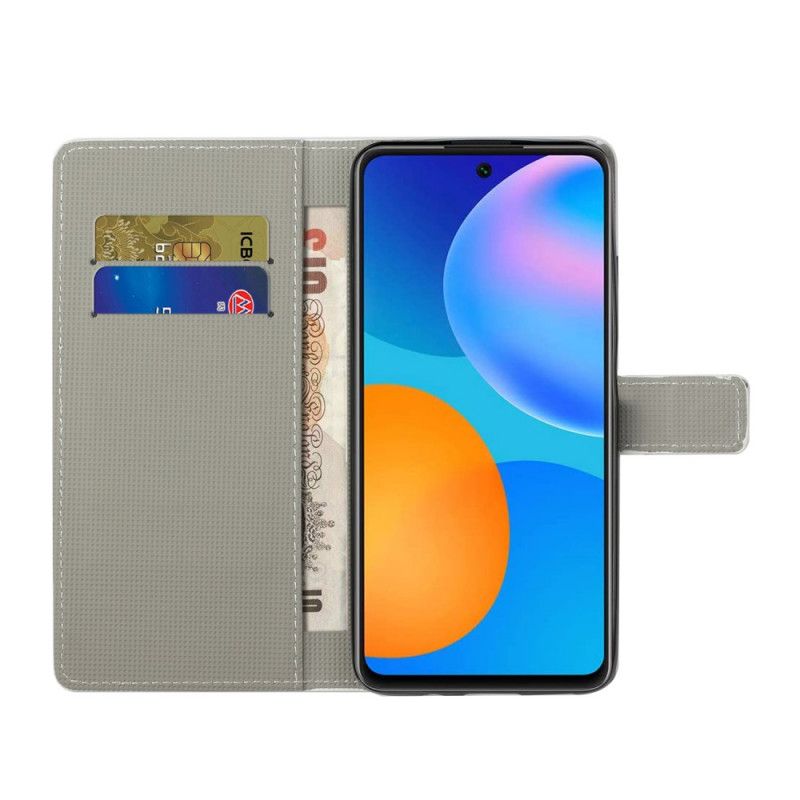 Kožené Puzdro Xiaomi Redmi Note 11 / 11S Motýle A Kvety