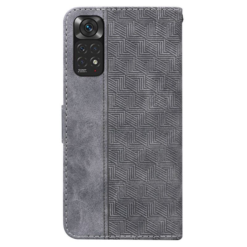 Kožené Puzdro Xiaomi Redmi Note 11 / 11S Remienok Vzor