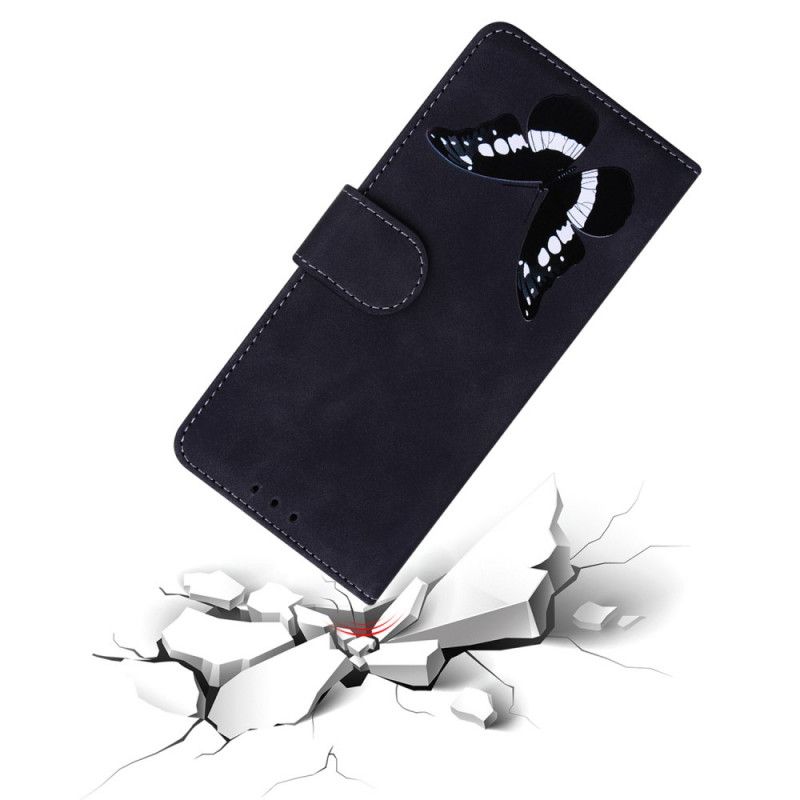 Kožené Puzdro Xiaomi Redmi Note 11 / 11S Skin-touch Butterfly