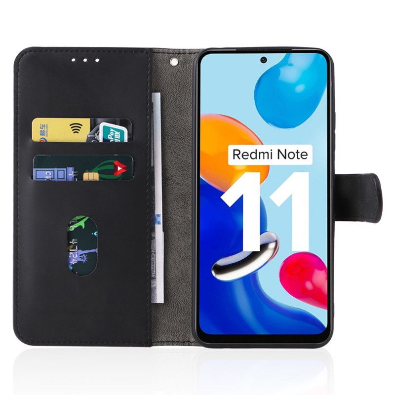 Kožené Puzdro Xiaomi Redmi Note 11 / 11S Skin-touch So Šnúrkou