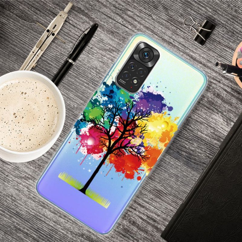 Kryt Xiaomi Redmi Note 11 / 11S Bezšvové Akvarel Strom