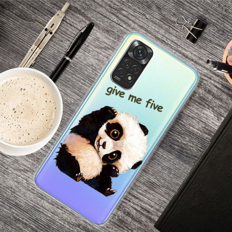 Kryt Xiaomi Redmi Note 11 / 11S Bezšvové Panda Daj Mi Päť