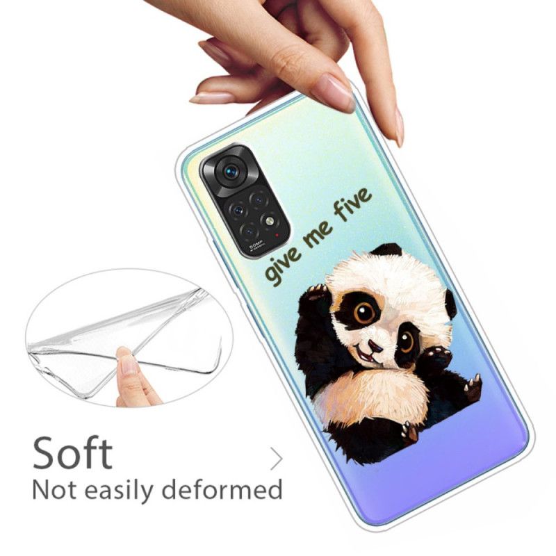 Kryt Xiaomi Redmi Note 11 / 11S Bezšvové Panda Daj Mi Päť