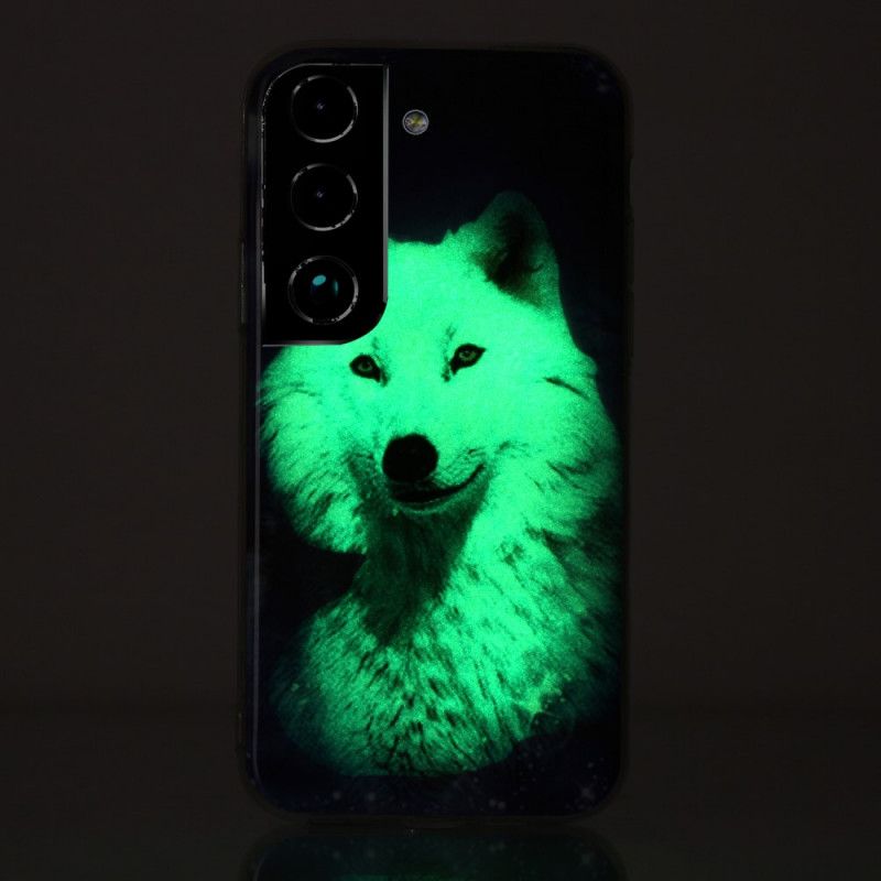 Kryt Samsung Galaxy S22 Plus 5G Fluorescenčný Vlk