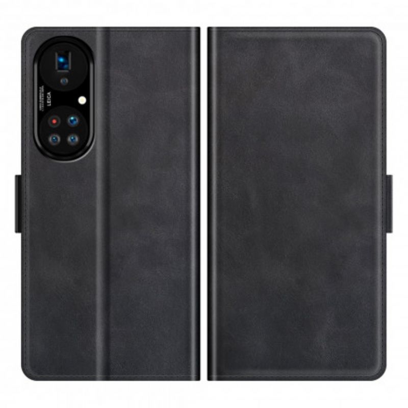 Kožené Puzdro Huawei P50 Pro Štýlový Kožený Dizajn