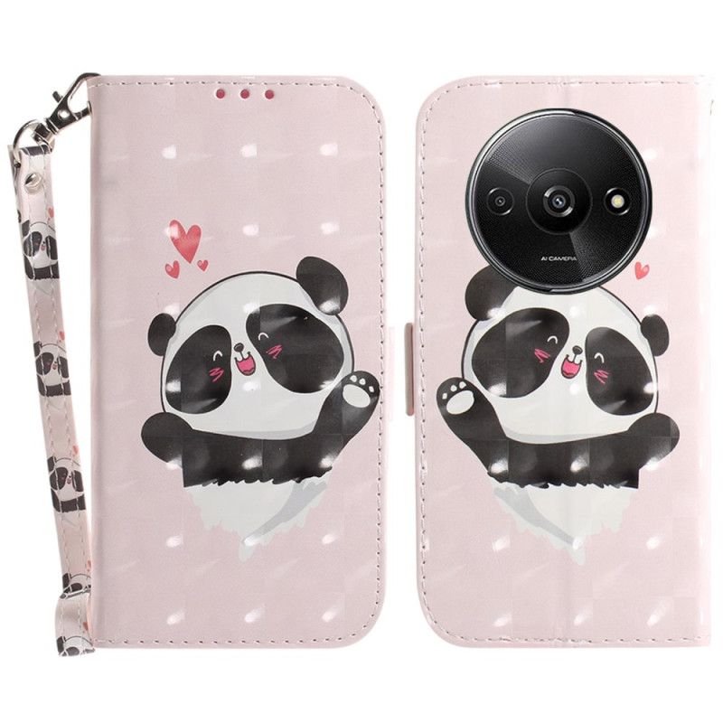 Puzdro Poco C61 Panda Love S Popruhom