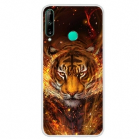 Kryt Huawei P40 Lite E Ohnivý Tiger