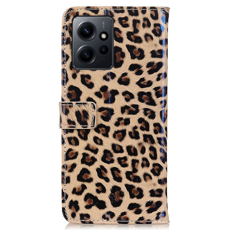 Flipové Puzdro Xiaomi Redmi Note 12 4G Efekt Leopardej Kože