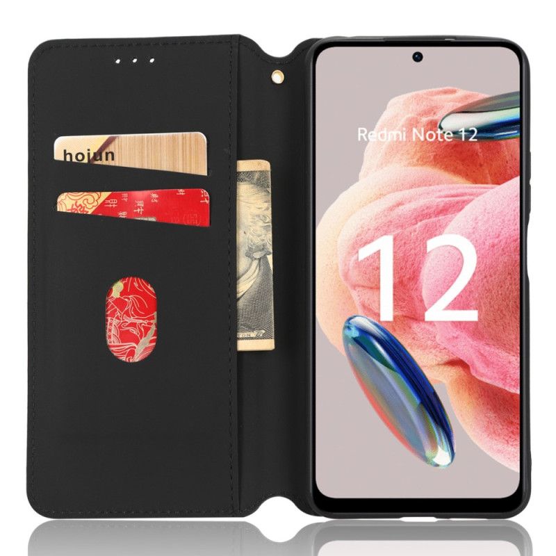 Flipové Puzdro Xiaomi Redmi Note 12 4G Kožené Puzdro 3d Vzor