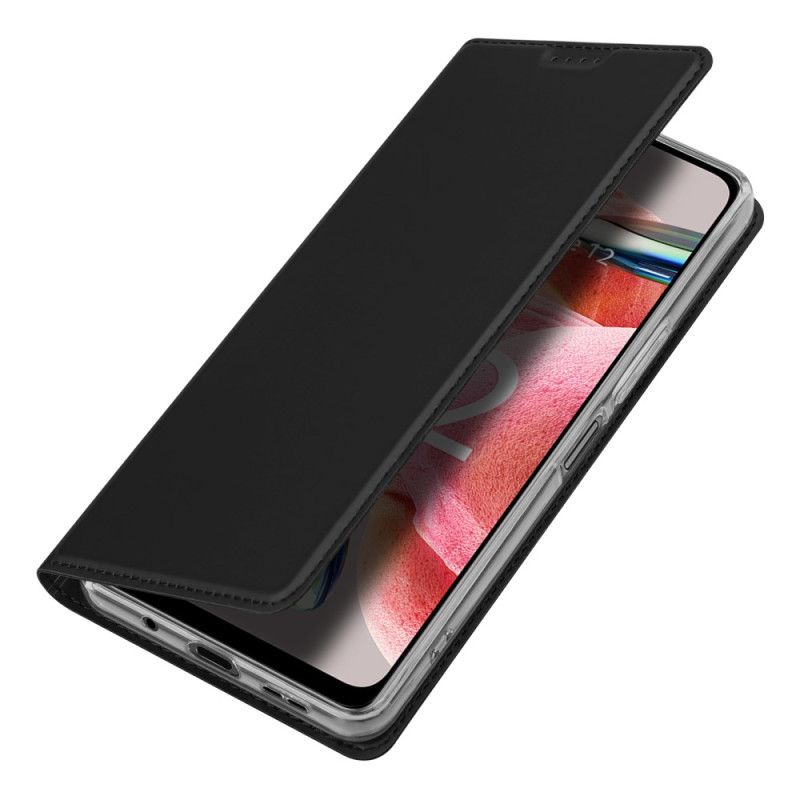 Flipové Puzdro Xiaomi Redmi Note 12 4G Kožené Puzdro Séria Skin-pro Dux Ducis