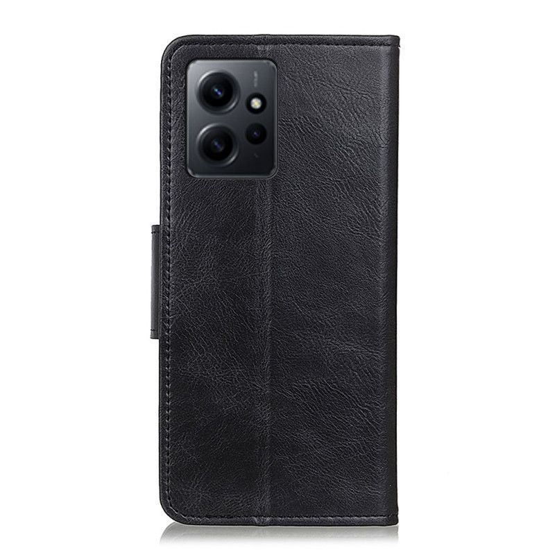 Kožené Puzdro Xiaomi Redmi Note 12 4G Kožená Spona V Štýle Obojstranná