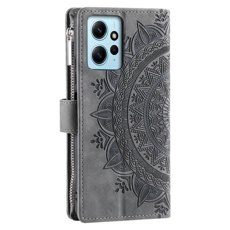 Kožené Puzdro Xiaomi Redmi Note 12 4G S Kabelkou Mandala