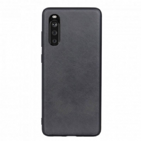 Kryt Sony Xperia 1 III Kožený Efekt