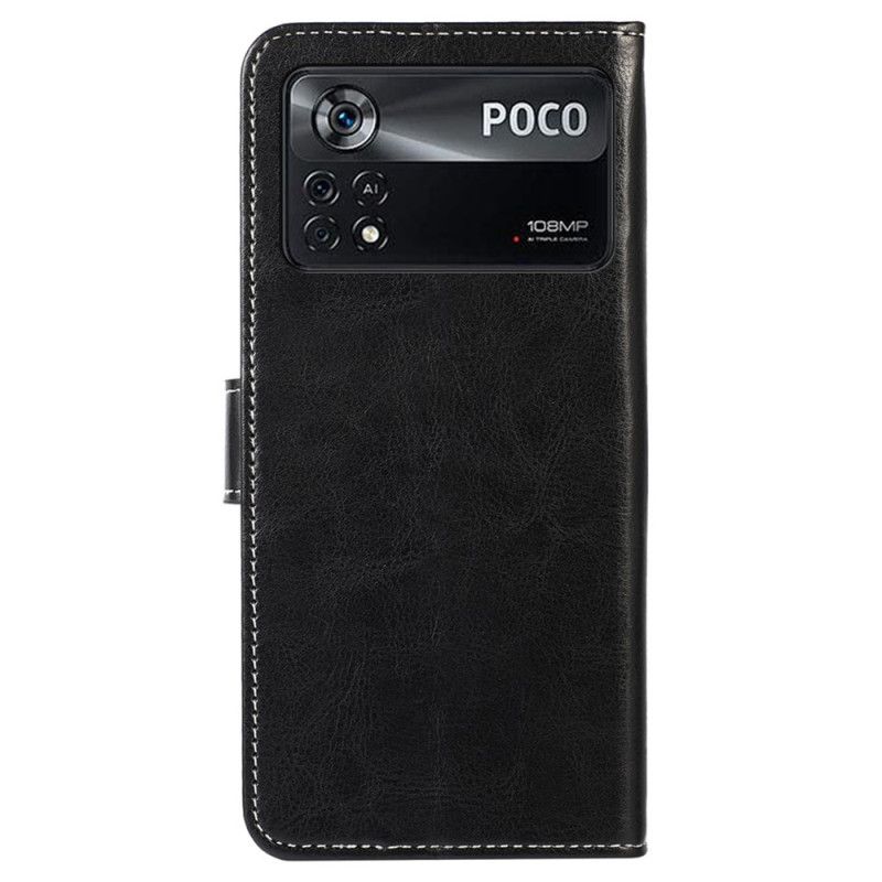 Kožené Puzdro Poco X4 Pro 5G Couture Leather Effect