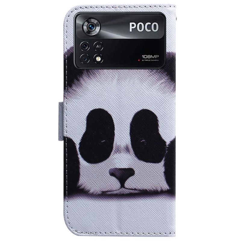 Kožené Puzdro Poco X4 Pro 5G Panda