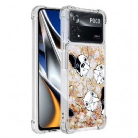 Kryt Poco X4 Pro 5G Pán Dog Sequins