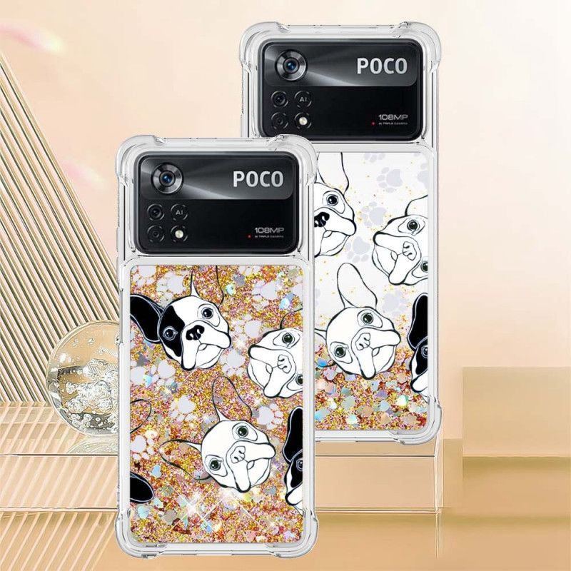 Kryt Poco X4 Pro 5G Pán Dog Sequins