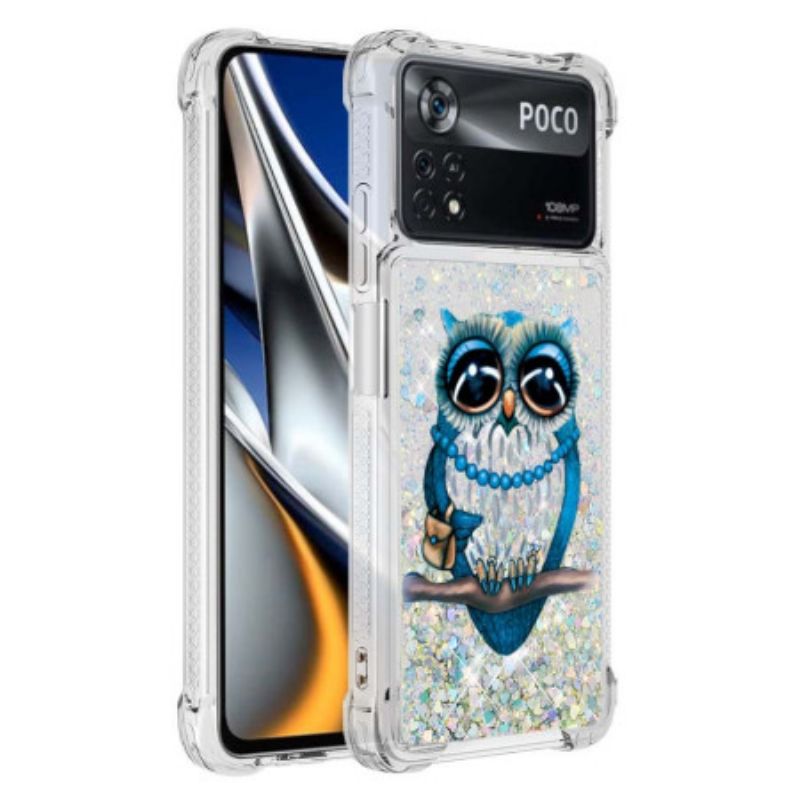 Kryt Poco X4 Pro 5G Pani Owl Glitter