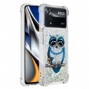 Kryt Poco X4 Pro 5G Pani Owl Glitter