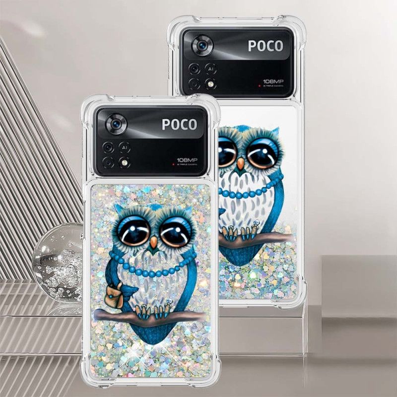 Kryt Poco X4 Pro 5G Pani Owl Glitter