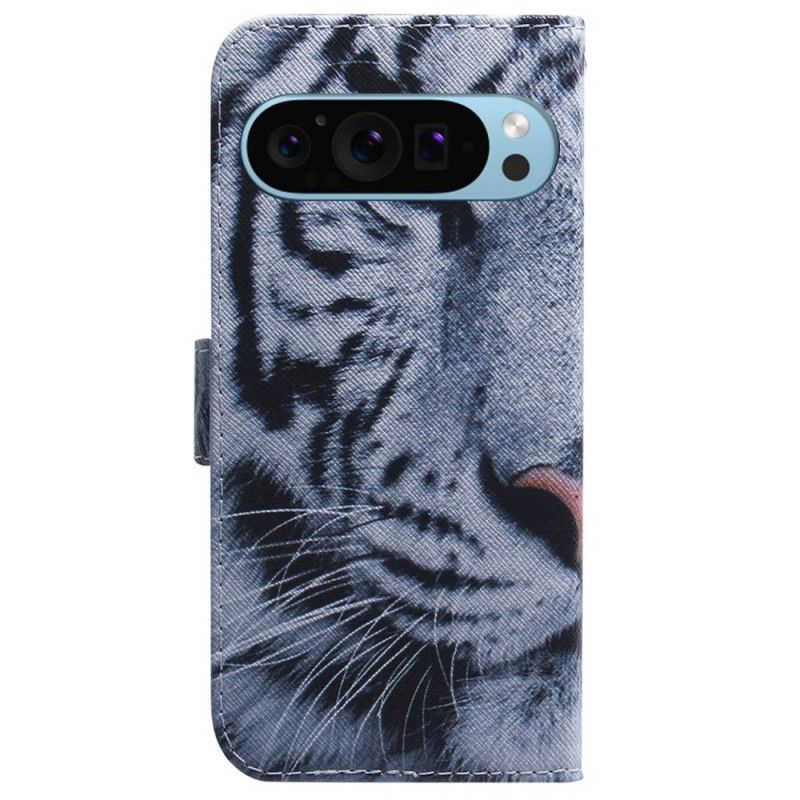 Kožené Puzdro Google Pixel 9 Biely Tiger